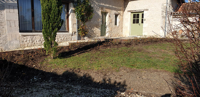 Garden landscape and ground works projects- Rose planting